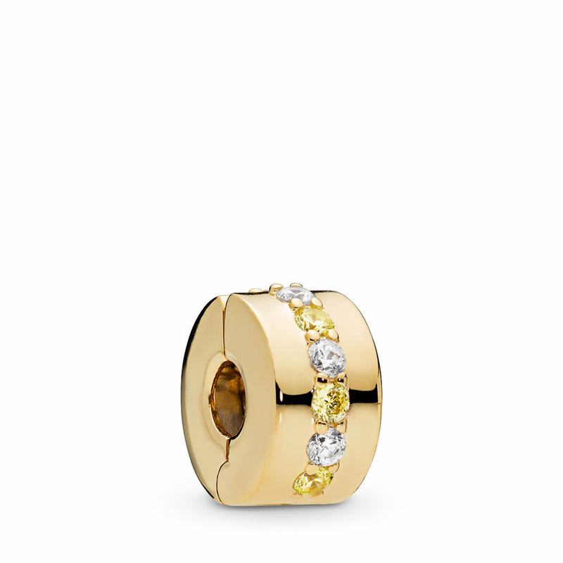 Pandora Shine™ Shining Path Clip Charm Outlet NZ, 18ct Gold Plated (587046-NXE)